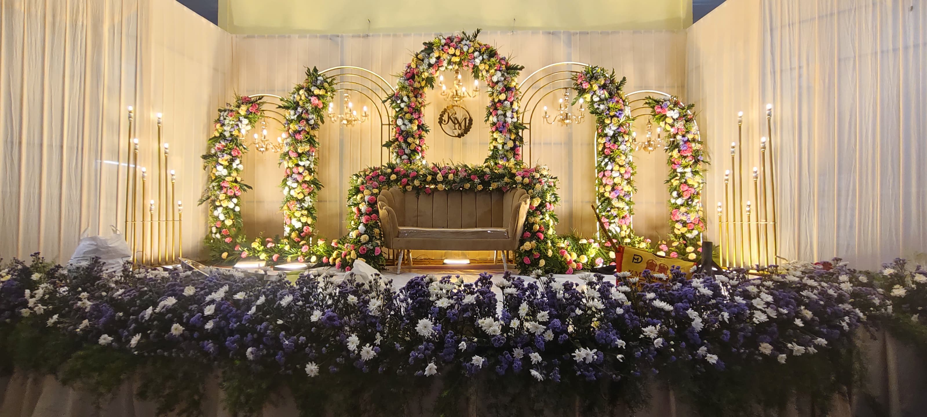 Elegant wedding decor - RR Decoration Center Thanjavur