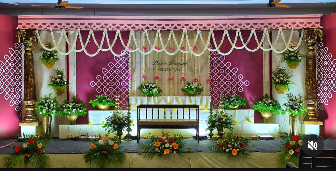 Naming ceremony decoration in Thanjavur - RR Decoration Center